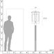 Axis 4 Light 27.5 inch Coastal Natural Iron Outdoor Post Light, Large