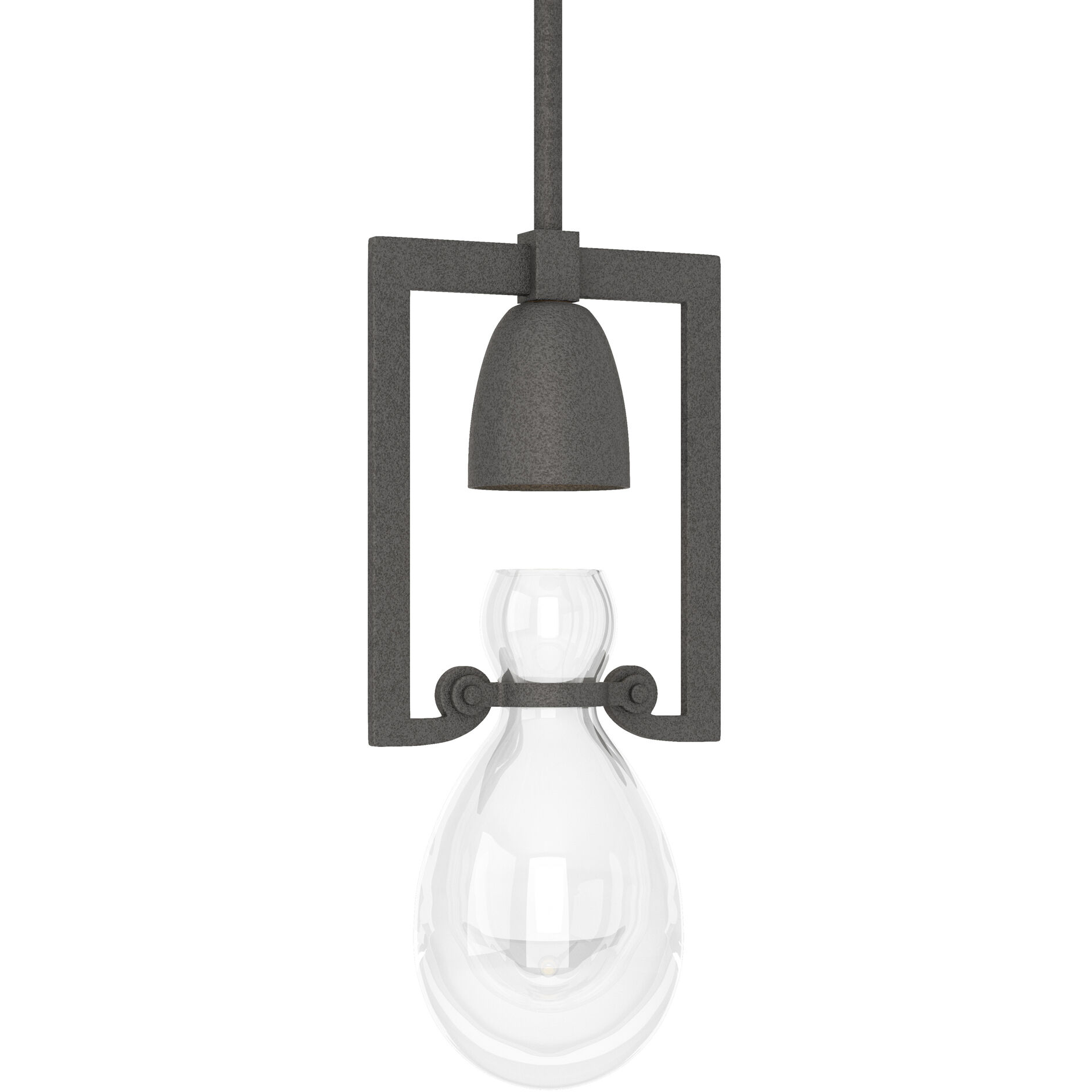 Apothecary 1 Light 6.3 inch Natural Iron Mini Pendant Ceiling Light