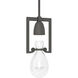Apothecary 1 Light 6.3 inch Natural Iron Mini Pendant Ceiling Light