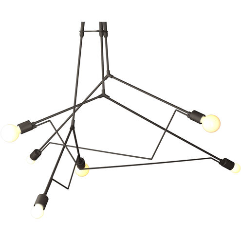 Divergence 6 Light 54.2 inch Coastal Dark Smoke Outdoor Pendant