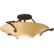 Antasia 1 Light 22.3 inch Bronze Semi-Flush Ceiling Light in Sand