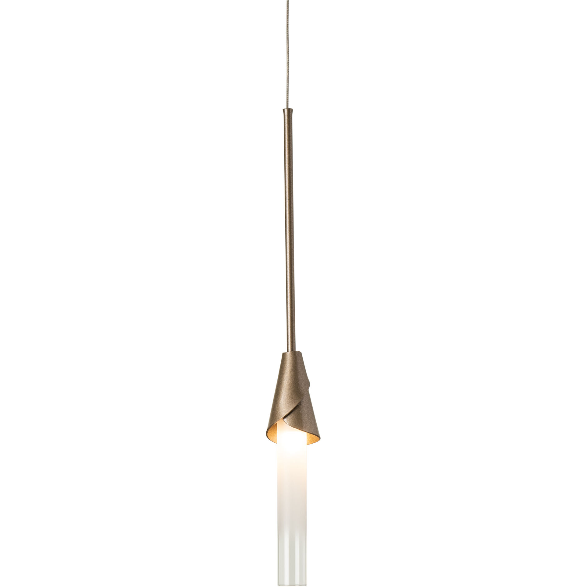 Lilium 1 Light 2.3 inch Bronze Mini Pendant Ceiling Light