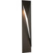 Carbon 1 Light 37.9 inch Coastal Oil Rubbed Bronze Outdoor Sconce, Right