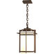 Tourou 1 Light 10.25 inch Coastal Bronze Outdoor Ceiling Fixture, Large