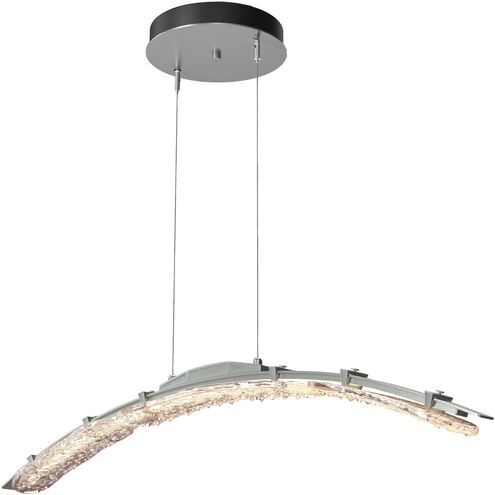 Glissade LED 4.1 inch Vintage Platinum Pendant Ceiling Light, Large