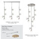 Gatsby 4 Light 11.3 inch Vintage Platinum Vertical Pendant Ceiling Light