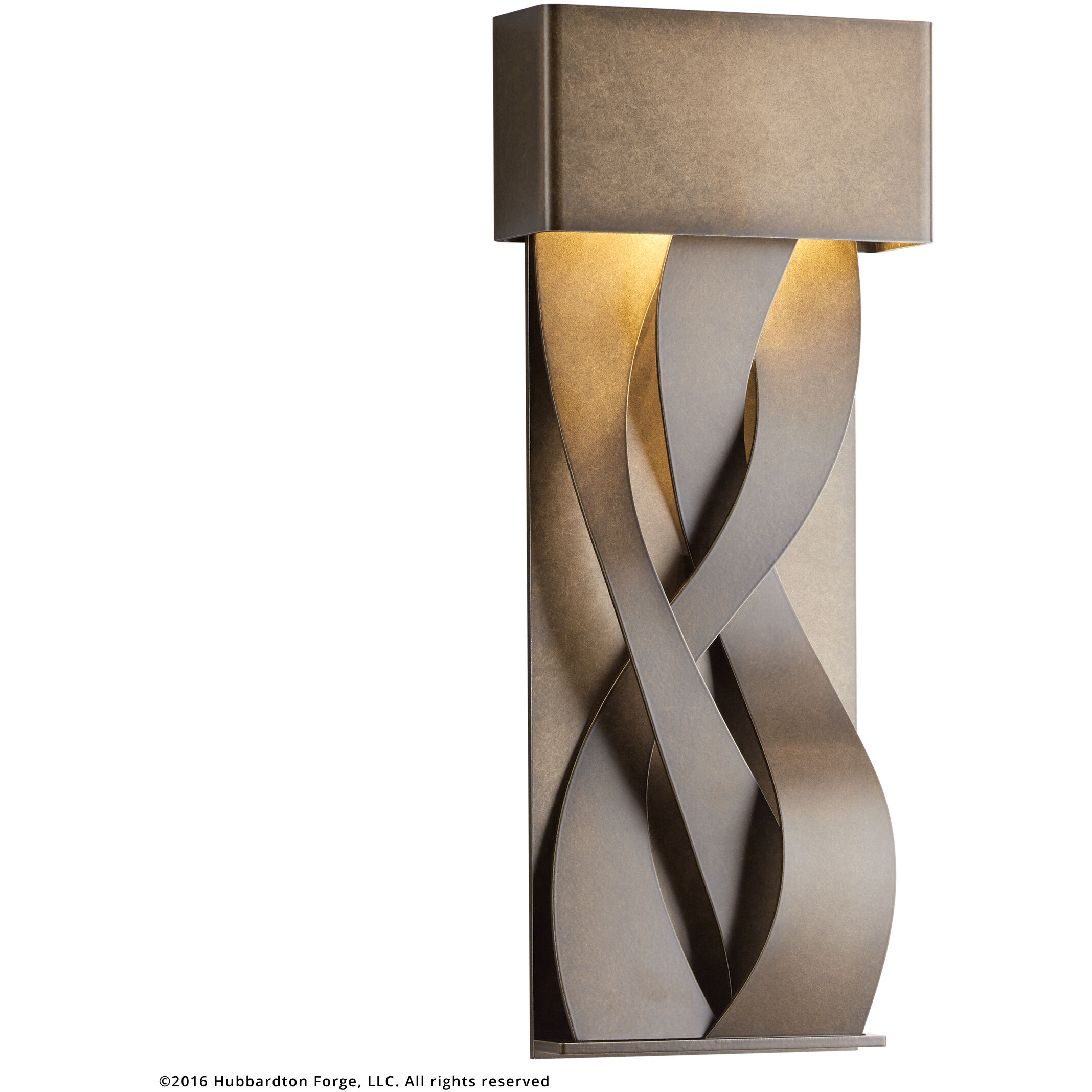 Tress LED 22.9 inch Coastal Bronze Outdoor Sconce, Small