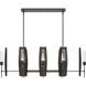 Passage 8 Light 52.1 inch Oil Rubbed Bronze Pendant Ceiling Light in Clear