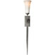 Sweeping Taper 1 Light 4.25 inch Natural Iron Sconce Wall Light - Open Box