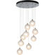 Fritz 9 Light 20.5 inch Sterling Pendant Ceiling Light, Standard