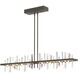 Solitude LED 51.9 inch Dark Smoke Pendant Ceiling Light, Large