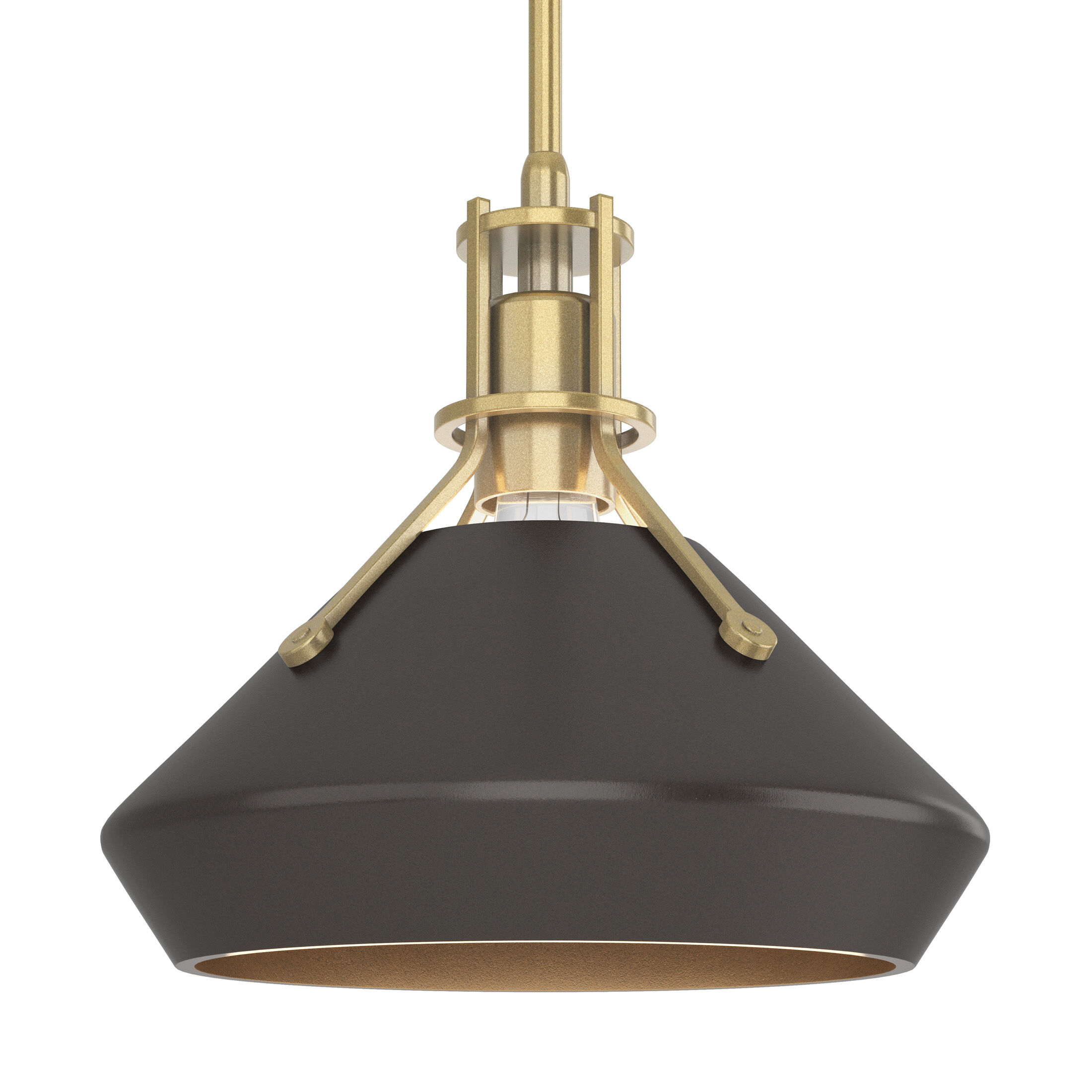 Henry 1 Light 10 inch Modern Brass and Oil Rubbed Bronze Pendant Ceiling Light in Modern Brass/Oil Rubbed Bronze
