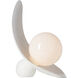 Yoki 11.3 inch 60 watt White Table Lamp Portable Light