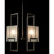 Geo 4 Light 20.9 inch Oil Rubbed Bronze Pendant Ceiling Light in Frosted