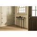 Wick 30 X 8.5 inch Bronze Console Table in Maple Grey