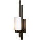 Ondrian 1 Light 4.5 inch Dark Smoke Sconce Wall Light, Left