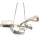 Graffiti 5 Light 50.1 inch Vintage Platinum Pendant Ceiling Light, Long