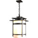 Banded 1 Light 14 inch Coastal Oil Rubbed Bronze Outdoor Ceiling Fixture, Large - Open Box