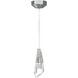 Hubbardton Forge Luma 1 Light 4 inch Sterling Mini Pendant Ceiling Light 161321-1036 - Open Box