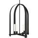 Triomphe 4 Light 17 inch Black Pendant Ceiling Light