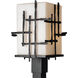 Tura 1 Light 17.4 inch Coastal Oil Rubbed Bronze Outdoor Post Light