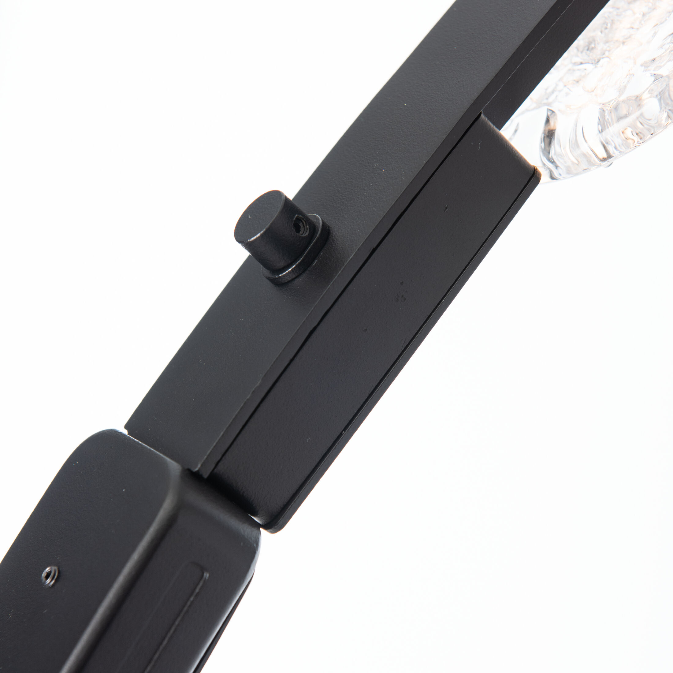 Glissade 80 inch 16.80 watt Black Arc Floor Lamp Portable Light