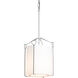 Bow 1 Light 9.8 inch Vintage Platinum Mini Pendant Ceiling Light, Tall - Open Box