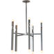 Helix 10 Light 25.9 inch Sterling Pendant Ceiling Light