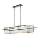 Etch 4 Light 54 inch Bronze Pendant Ceiling Light in Natural Anna