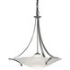 Antasia 1 Light 21.7 inch Vintage Platinum Pendant Ceiling Light in Opal