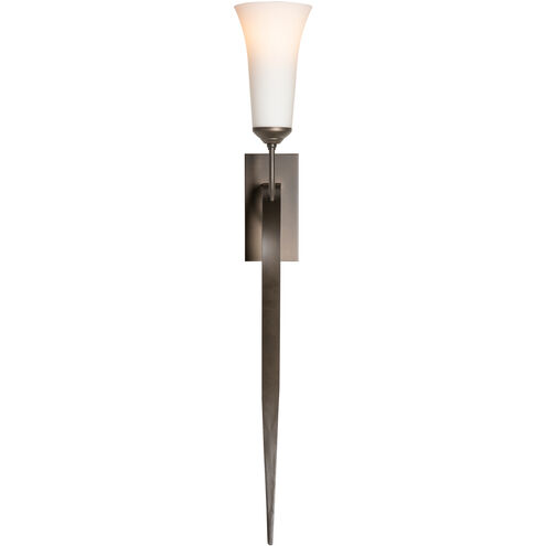 Sweeping Taper 1 Light 4.25 inch Dark Smoke Sconce Wall Light