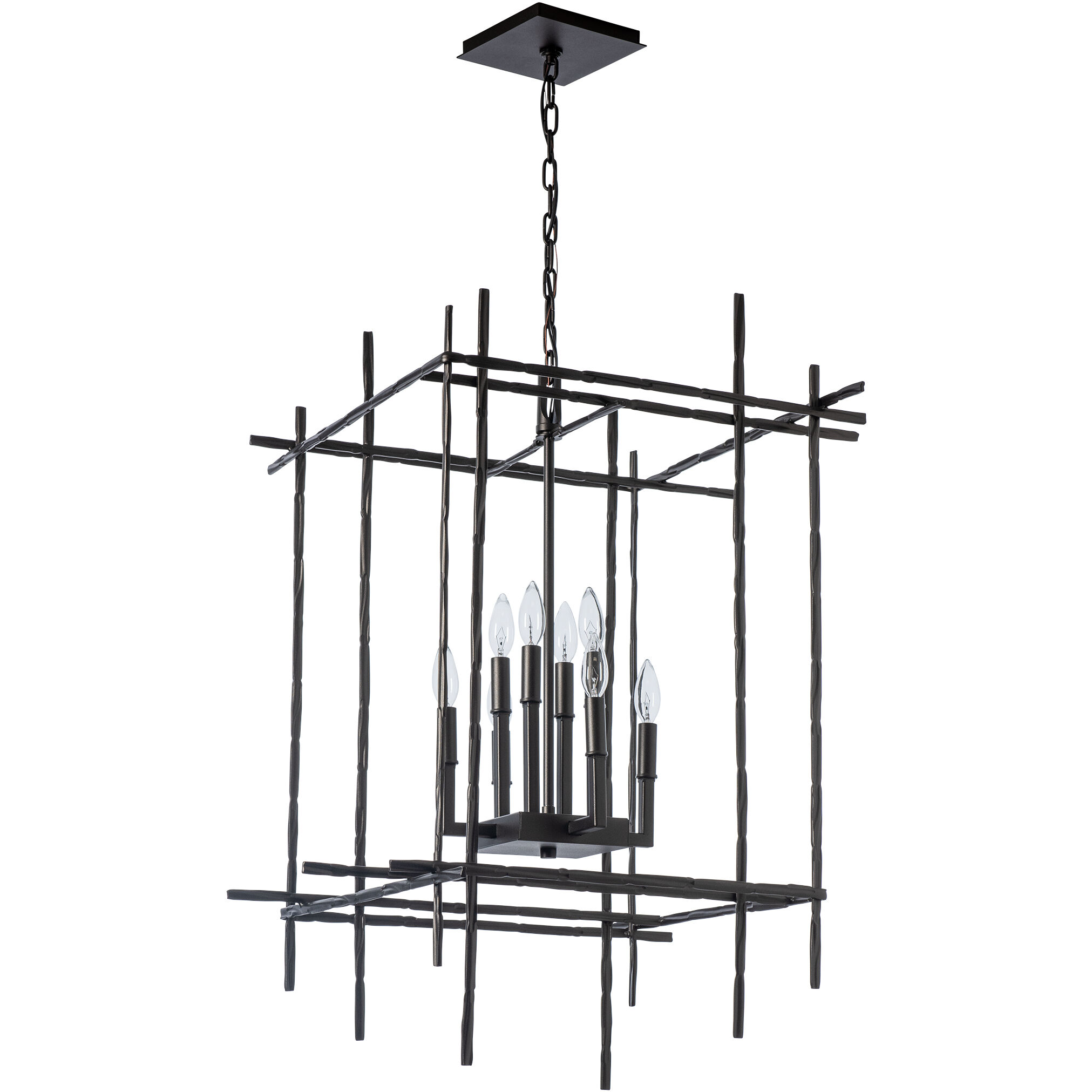 Tura 8 Light 28 inch Oil Rubbed Bronze Chandelier Ceiling Light, Large