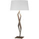 Facet 33.7 inch 100 watt Bronze Table Lamp Portable Light in Natural Anna