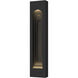 Art + Alchemy Procession Arch 2 Light 40 inch Coastal Black with Coastal Natural Iron Outdoor Wall Light in Coastal Black/Coastal Natural Iron