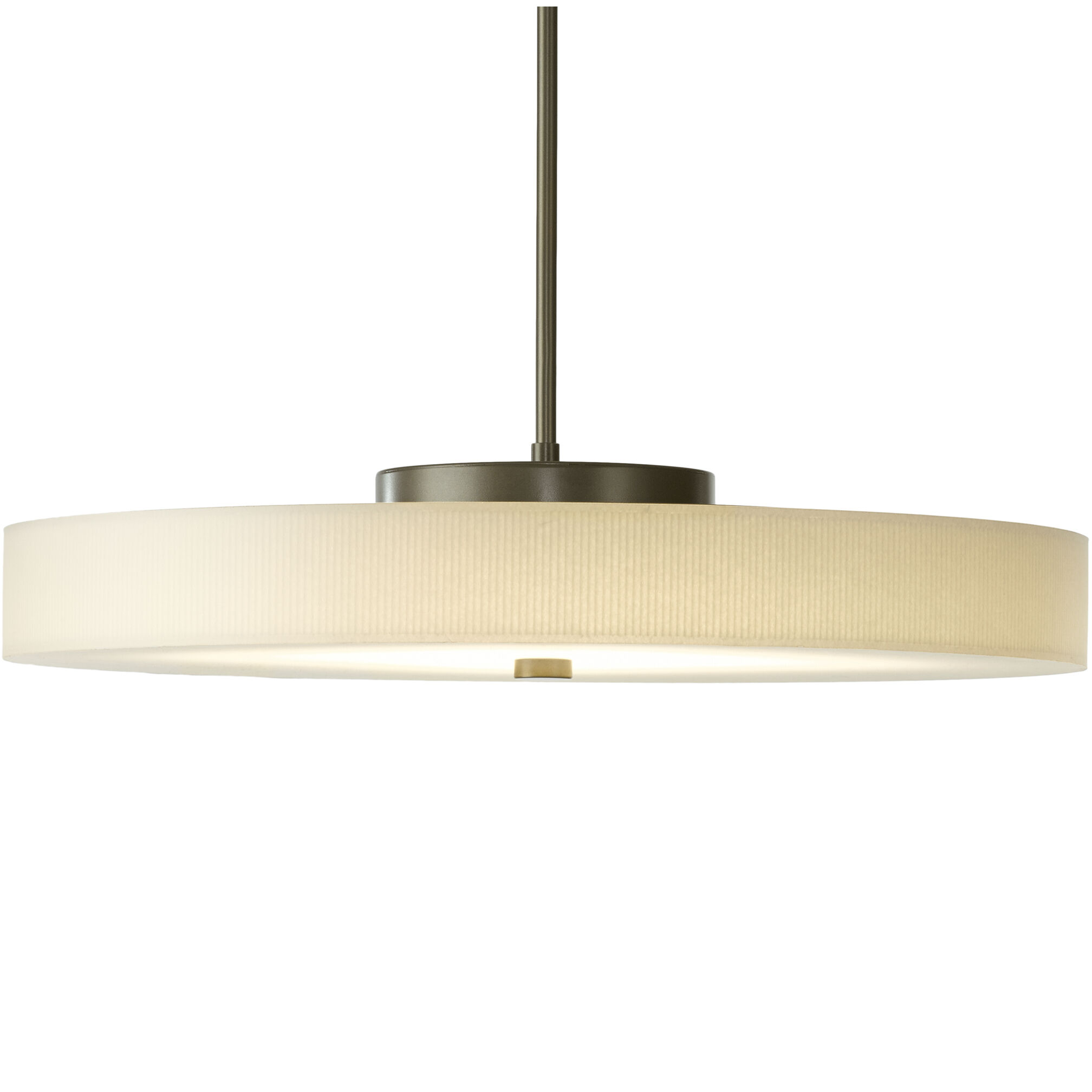 Disq LED 23 inch Dark Smoke Pendant Ceiling Light, Large