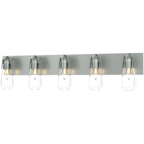Eos 5 Light 36.5 inch Vintage Platinum Bath Sconce Wall Light