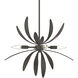 Dahlia 4 Light 21.3 inch Dark Smoke Mini Pendant Ceiling Light