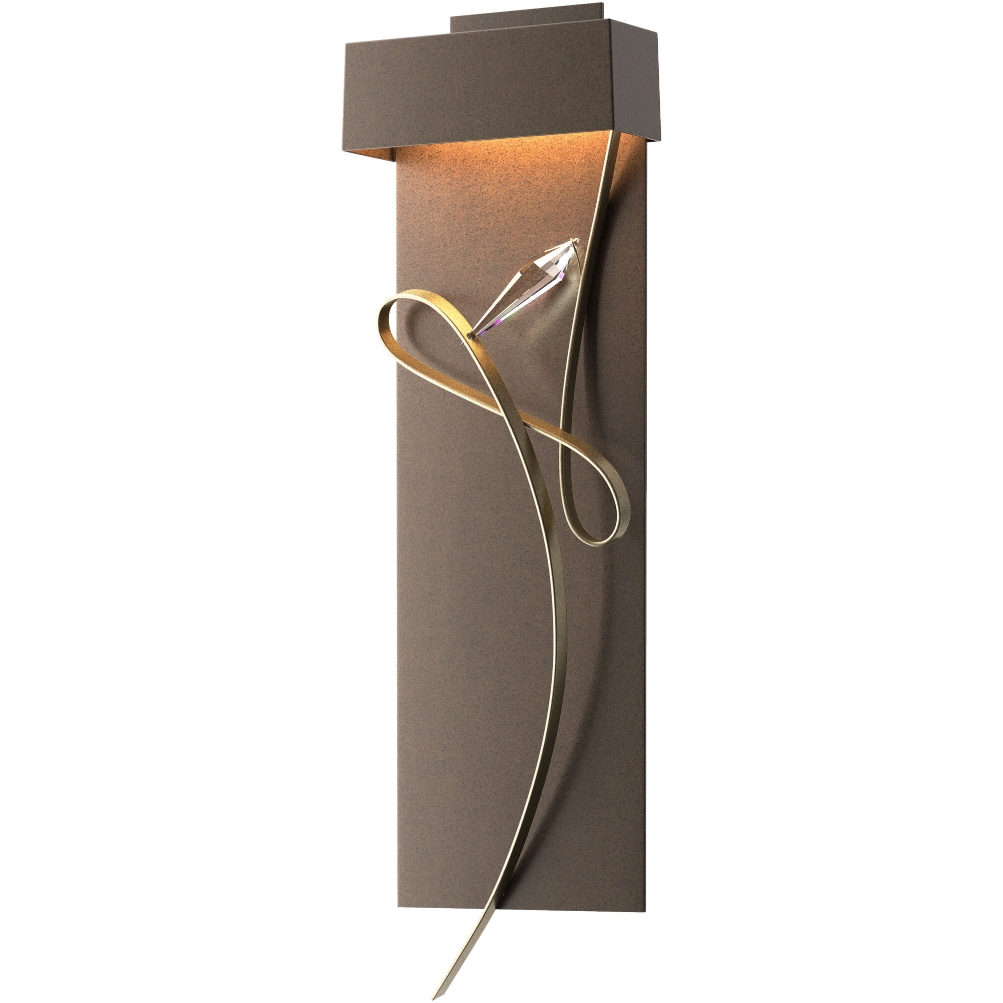 Rhapsody LED 8.6 inch Bronze and Soft Gold ADA Sconce Wall Light in Bronze/Soft Gold