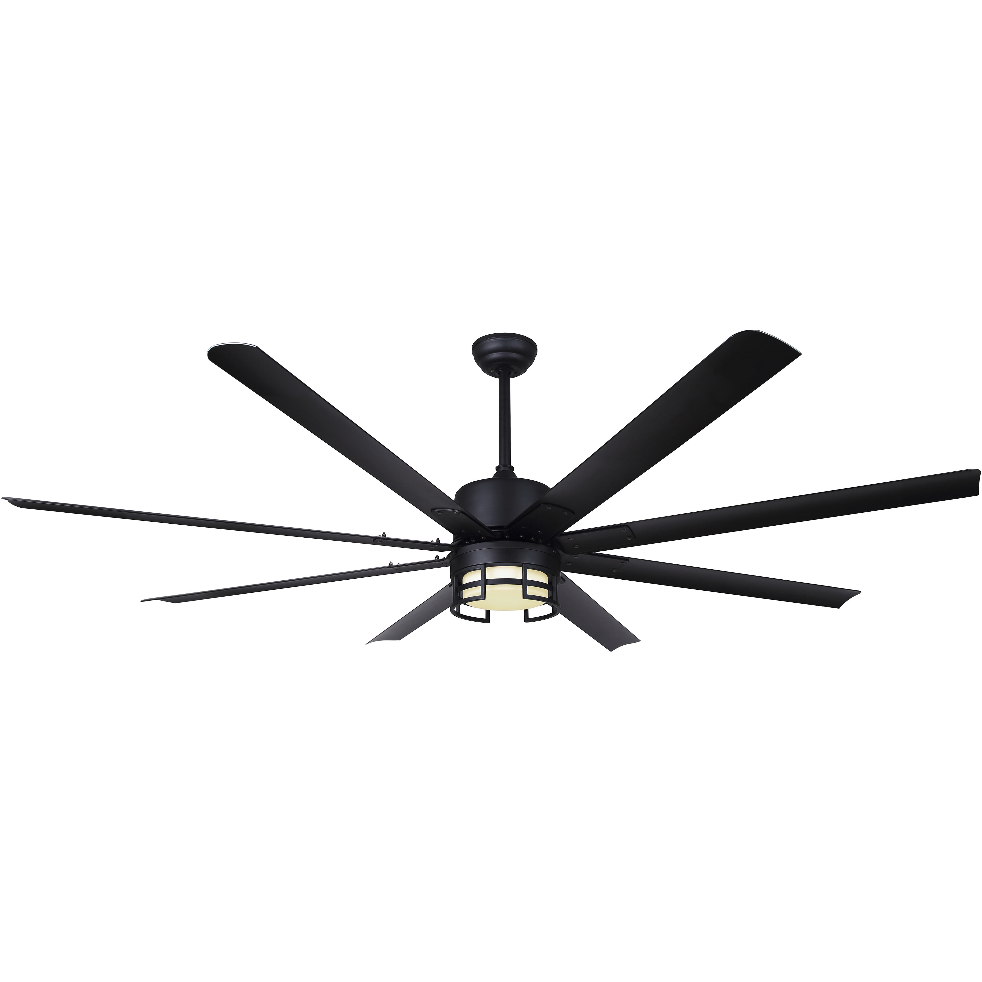 Ezra 72 inch Black Ceiling Fan