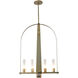 Triomphe 8 Light 26 inch Modern Brass Pendant Ceiling Light