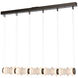 Cairn Linear Pendant Ceiling Light in Oil Rubbed Bronze