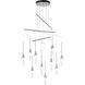Lilium 10 Light 34.8 inch White Mobile Pendant Ceiling Light