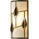Alison's Leaves 1 Light 7.5 inch Dark Smoke ADA Sconce Wall Light