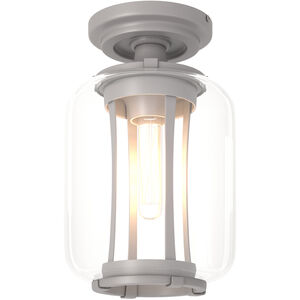 Fairwinds 1 Light 7 inch Coastal Burnished Steel Outdoor Semi-Flush