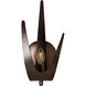 Caribou 1 Light 7.8 inch Bronze Sconce Wall Light, Left