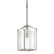 Bow 1 Light 9.8 inch Ink Mini Pendant Ceiling Light in Clear, Tall