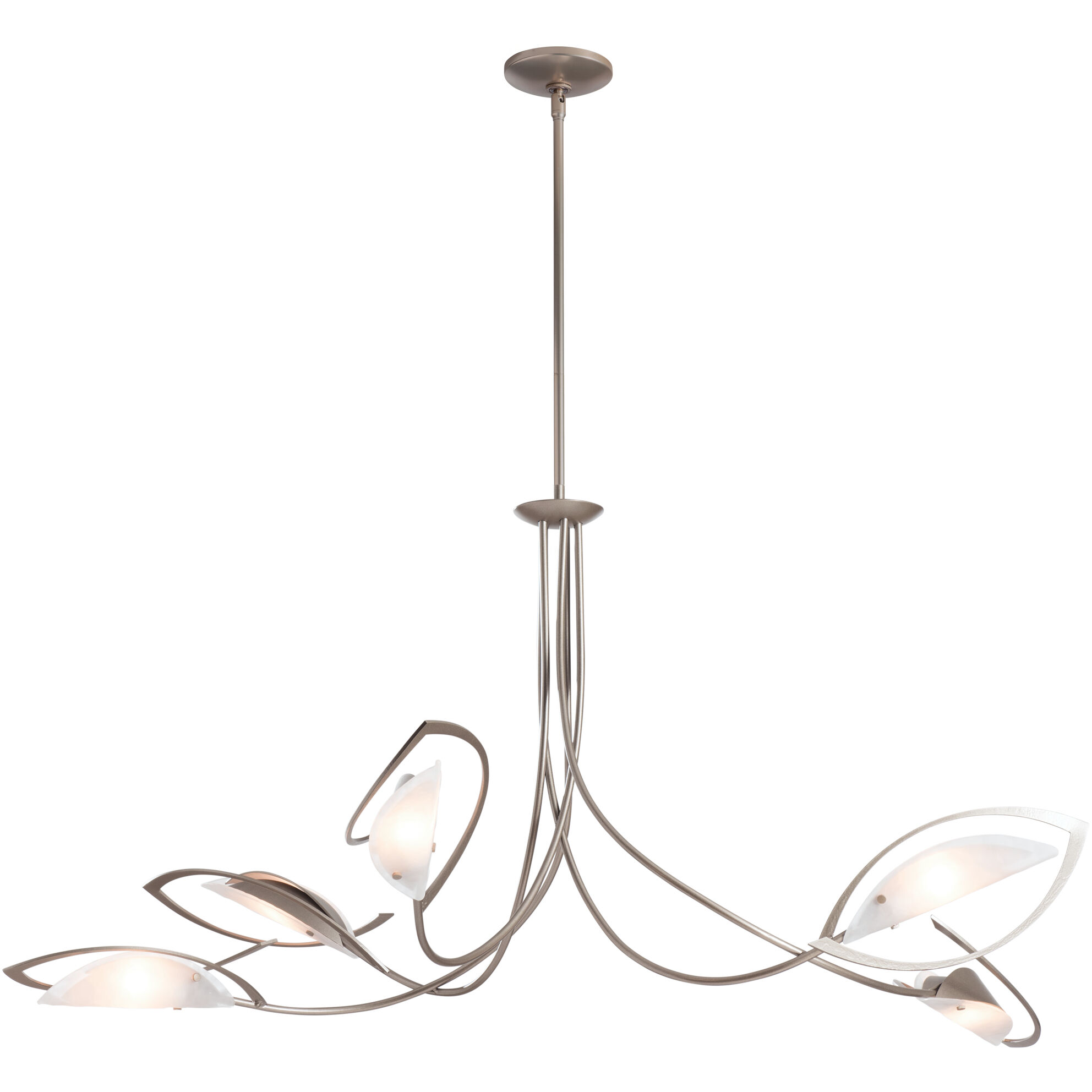 Aerial 5 Light 47.5 inch Soft Gold Pendant Ceiling Light
