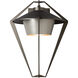Stellar 1 Light 18.5 inch Coastal Burnished Steel/Coastal Natural Iron Outdoor Sconce, Small