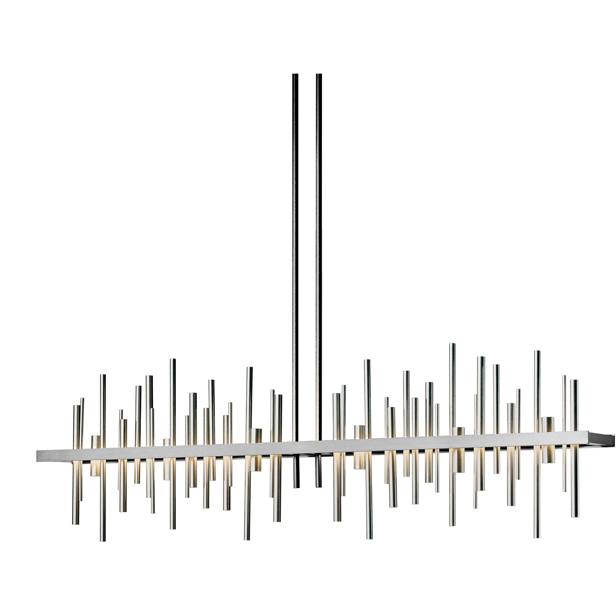 Cityscape LED 51.9 inch Vintage Platinum Pendant Ceiling Light, Large