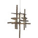 Tura 1 Light 16.4 inch Bronze Mini Pendant Ceiling Light